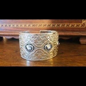 Brighton “Love Padlock” Bracelet Hinged Cuff